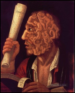 Giuseppe Arcimboldo Painting - Retrato de Adán 1578 Giuseppe Arcimboldo